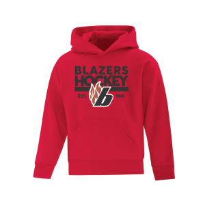 Blazers Chenille Hockey Hooded Sweatshirt - Youth